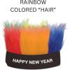 Beistle Happy New Year Headbands – Glittery, Star Boppers, and Sparkling Fabric Top Hats: New Years(Happy New Year Hairy Headband)