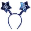 Beistle Happy New Year Headbands – Glittery, Star Boppers, and Sparkling Fabric Top Hats: New Years(Happy New Year Star Boppers – 1 Pack)
