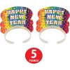Beistle Rainbow Blast New Year Assortment for 10 People – Colorful Hats Tiaras Horns Centerpiece Streamer and Serpentine Throws for New Year’s Eve Celebrations and Midnight NYE Countdown Parties
