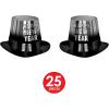 Beistle Silver Entertainer Party Favors, 1 Assortment Per Package(Silver/Black)