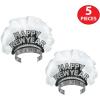 Beistle Tuxedo-Nite New Years Eve Party Assortment for 10 People- NYE Glittered Top Hats, Feathered Tiaras, Tassel Horns, Made in USA Since 1900