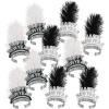 Beistle 10 Piece Chicago Swing Happy New Year’s Eve Tiaras, NYE Party Favors(One Size)