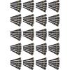Beistle 100 Piece Happy New Year Shimmer Horns Noisemaker Party Favors and Supplies, 9″, Black/Silver/Gold