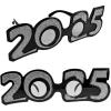 Beistle 2 Piece Glittered Plastic 2025 Eyeglasses, Graduation Party Accessories, New Year’s Eve Favors