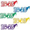 Beistle “2025” Glittered Foil Eyeglasses – 50 Pack, Wearable Accessories for Graduation Parties, New Year’s Eve Celebrations & Midnight Countdown Events, One Size Fits Most Adults