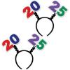 Beistle 2025 Headband Boppers, Set of 2- Graduation and New Year’s Eve Headwear Party Accessories