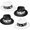 Beistle 25 Piece Chicago Swing Fedora Hats For Happy New Year’s Eve Party Supplies, One Size Fits Most, Multicolored