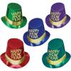 Beistle 25 Piece Gold Coast Paper Top Hats For Happy New Year’s Eve Party Supplies