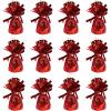 Beistle 50804-R 12-Piece Red Metallic Wrapped Balloon Weights