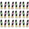 Beistle 50-Person Swing Tiaras, Neon Colored Headdresses with Black Feathers, 1920s NYE Accessories & New Years Eve Flapper Headwear