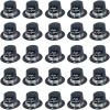 Beistle 88629-25BK 25-Piece Silver Legacy Toppers(25 Piece)