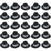 Beistle 88659-25 25-Piece Swingin’ Silver Fedoras(25 Piece)