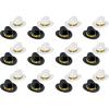 Beistle 88677-25 25-Piece Black and White Western Nights Cowboy Hats