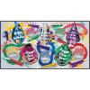 Beistle Americana Assortment for 10 People – New Year’s Eve Party Accessories Kit with Printed Foil Party Hats, Tiaras, Horns, Leis and Serpentine Throws for Colorful NYE Group Celebrations