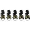 Beistle Black & Gold Swing Tiaras 5 Piece Happy New Years Eve Party Supplies Favors, One Size, Black/Gold/Silver