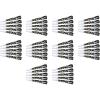 Beistle Happy New Year Tymes Horns 50 Piece Celebration Party Favors, 9″, Black/Silver/Gold/White
