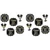 Beistle Prismatic Happy New Year’s Eve Party Signs 12 Piece Wall Decorations, 7.5″ – 10″, Black/Gold/Silver