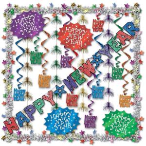 Beistle New Years Eve Decorating Kit, One Size