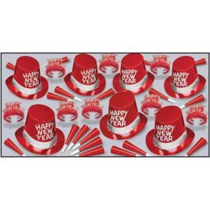 Beistle Silver Entertainer Party Favors, 1 Assortment Per Package(Red/Silver/White)