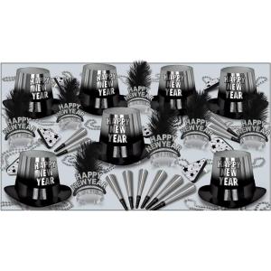 Beistle Silver Entertainer Party Favors, 1 Assortment Per Package(Silver/Black)