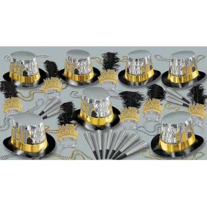 Beistle Silver Entertainer Party Favors, 1 Assortment Per Package(Silver/Gold/Black)