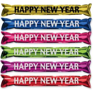 Metallic Gold And Black Noise Maker Party Sticks(Assorted)