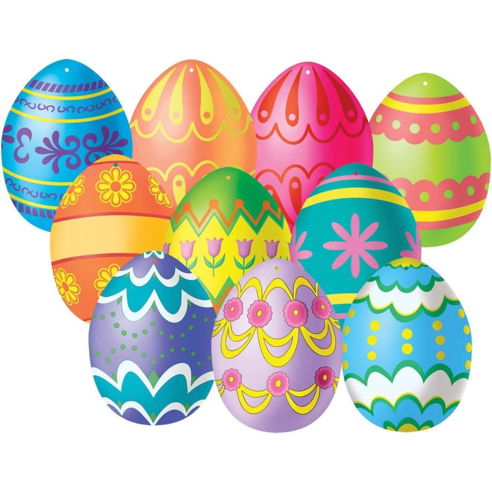 image:imageBeistle Small Easter Egg Cutouts