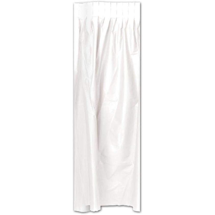 image:imagePlastic Party Table Skirt white selfadhesive