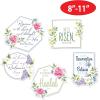 Beistle 10 Piece Cardstock Paper He is Risen Cut Outs Easter Religious Party Decor, 8″ – 11″, Multicolor