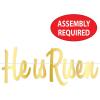Beistle 2 Piece Gold He Is Risen Banners Easter Decorations Religious Party Décor