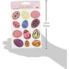 Beistle 4-Pack Easter Egg Stickers Sheet, 4-3/4 by 7-1/2-Inch Sheet