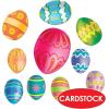 Beistle Easter Egg Cutouts, 30 Pieces – Assorted Colorful Spring Holiday-Themed Paper Decorations(10 piece)