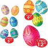 Beistle Easter Egg Cutouts, 30 Pieces – Assorted Colorful Spring Holiday-Themed Paper Decorations(10 piece)