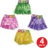 Beistle Kitchen Drink Hula Skirts, Multicolored, 0 US(4 Piece)