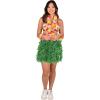 Beistle Mini Paper Grass Hula Skirts for Hawaiian Luau Tropical Theme Birthday Party Supplies Costume Accessories(Green)
