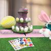 Easter Eggs Fabric Table Runner Party Accessory (1 count) (1/Pkg)