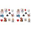Beistle , 24 Piece Alice in Wonderland Cutouts, 6″ to 12″, Multicolor