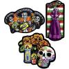 Beistle 3-Pack Day of The Dead Cutouts, 18-Inch