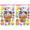 Beistle Easter Basket & Friends Window Clings, 13 Clings Total – Colorful Spring Party Decorations(12″ x 17″ Sh (Pack of 2))