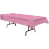 Beistle It’s a Girl! Pink Table Cover Baby Shower Decoration, 54-Inches by 108-Inches