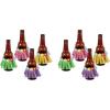 Beistle Kitchen Drink Hula Skirts, Multicolored, 0 US(Drink Hula Skirts)