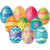 Beistle Small Easter Egg Cutouts