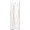 Plastic Party Table Skirt – white – self-adhesive