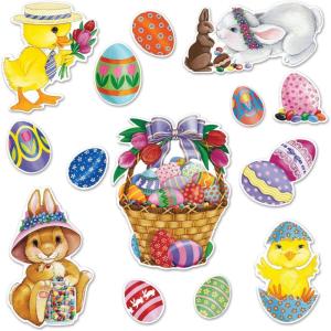 Beistle Easter Basket & Friends Cutouts