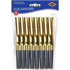 Beistle 24 Piece Black and Gold Noisemakers Squawkers For New Year’s Eve Favors, Birthday Party Supplies