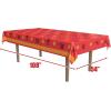 Beistle Chinese New Year Party Décor Bundle – Red & Gold Plastic Tablecover, Cascade Centerpiece & Hanging Whirls, Festive Lunar Decorations for Festivals, Banquets, and Cultural Celebrations