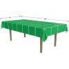 Beistle Football Party Tablecovers – 2 Pack, Plastic Disposable Tablecloths, Watch Party & Tailgate Sports Theme Events, Themed Birthday Parties, Decorations for Buffet & Dessert Tables, 54” x 108”