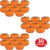 Beistle Mini Pumpkin Cutouts, Set of 30, Fall Gourd Decorations for Halloween, Thanksgiving, Autumn Festivals, Classroom Wall and Party Décor, 3.5″ x 5″