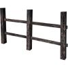 Beistle 3-D Halloween Fence Prop – Freestanding Cardboard Barrier Decoration, Rustic Spooky Scene Display Prop for Halloween Parties, Haunted Houses, Photo Backdrops & Indoor Events, 3′ 8″ x 6′ 7″