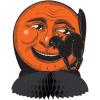 Beistle 9.75″ Tissue Paper Cat and Moon Centerpiece Halloween Decoration